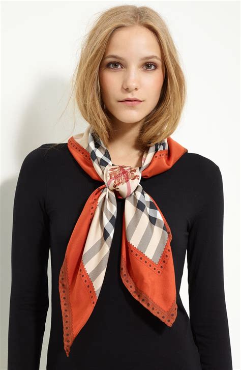 foulard burberry turchese|burberry silk scarf.